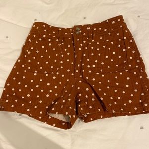 Madewell polka dot shorts